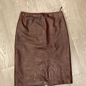 Leather Skirt by The Olde Hide House